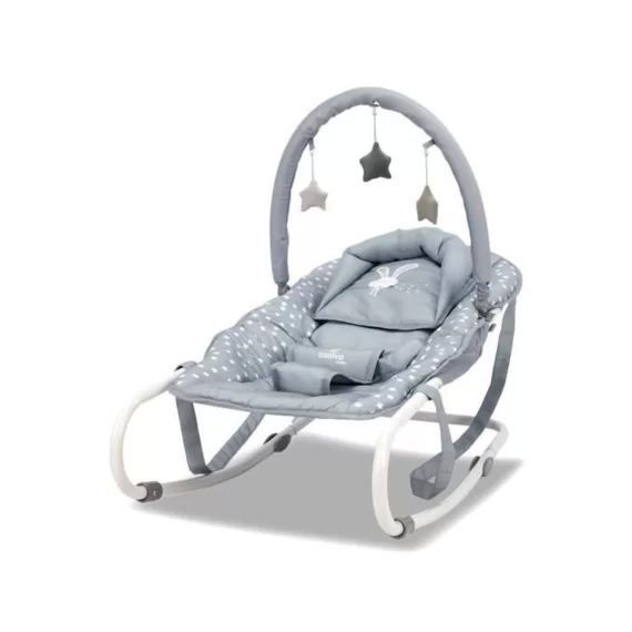 Asalvo – Transat Fluffy Babby Rabbit Gris blanc