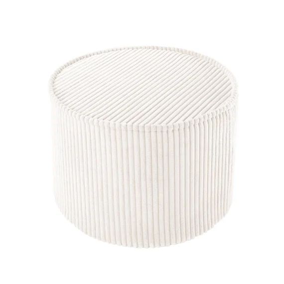 Pouf Enfant Velours Côtelé Pouffe Marshmallow