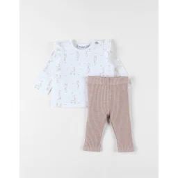 Set T-shirt + Legging Jersey Blanc