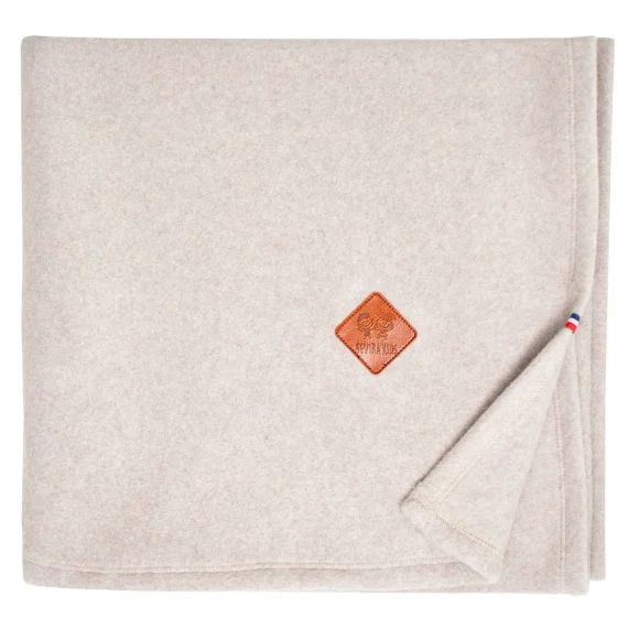 Couverture Polaire Coton Ultra-doux Beige