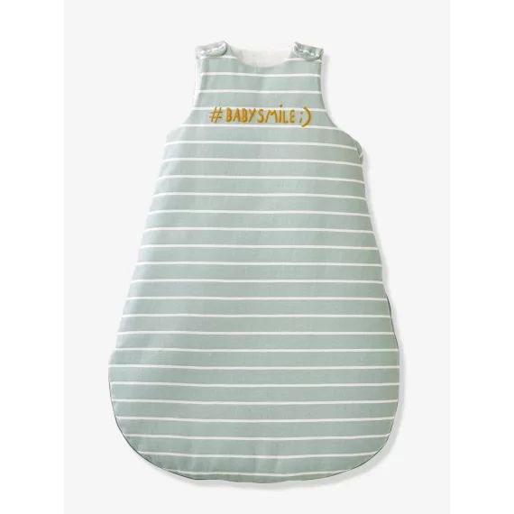 Gigoteuse sans manches #BABY céladon