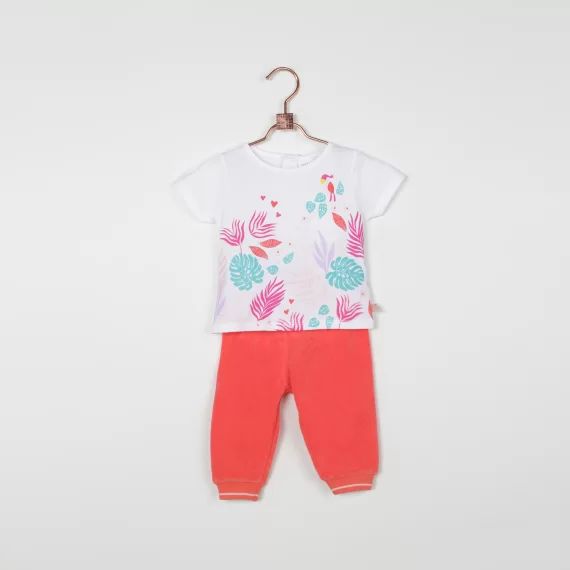 Pantalon en éponge Fille Orange