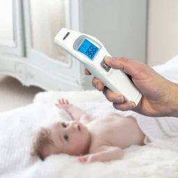 Thermomètre frontal infrarouge blanc