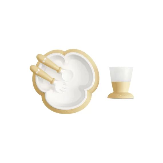 Ensemble Repas Bébé – Jaune pastel