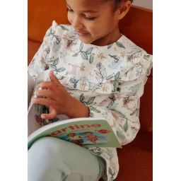 Blouse Bébé En Gaze De Coton Alma Ecru