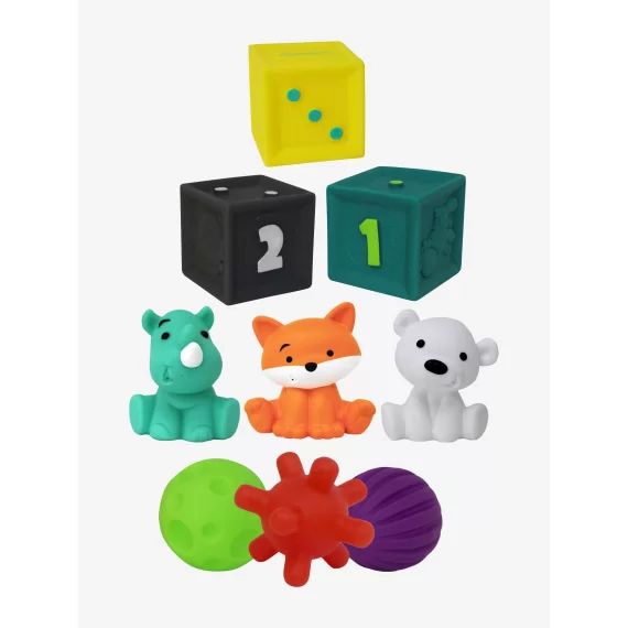 Set d&rsquo;éveil sensoriel 9 éléments INFANTINO multi couleurs