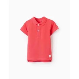 Polo En Coton Rouge
