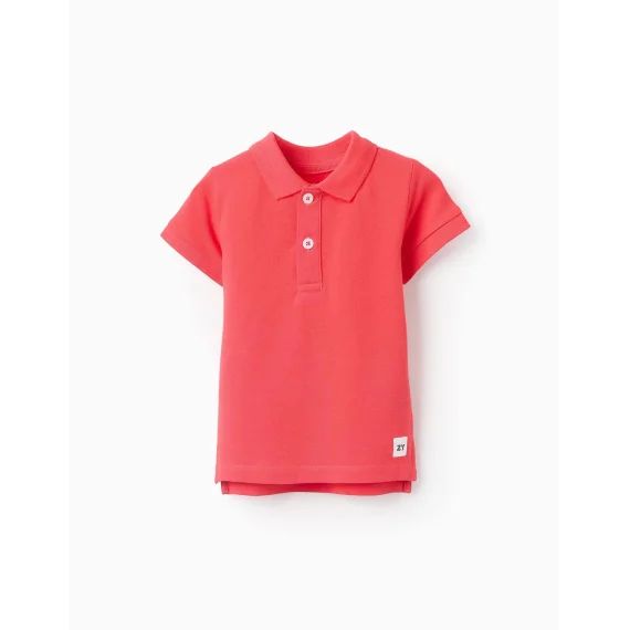 Polo En Coton Rouge