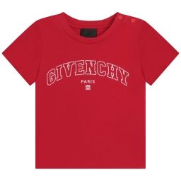 T-shirt avec imprimé Garçon Rouge