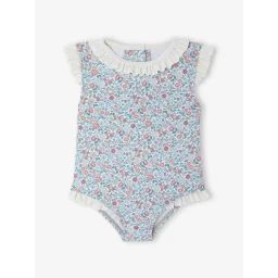 Maillot de bain bébé fille 1 pièce ouverture dos imprimé