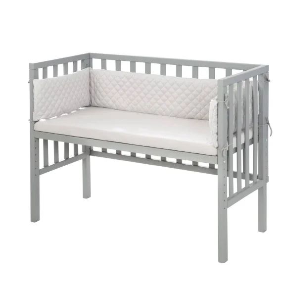 Berceau Cododo 2en1 Avec Matelas Et Accessoires Roba Style Gris Taupe / Gris