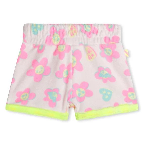 Short en éponge Fille Rose