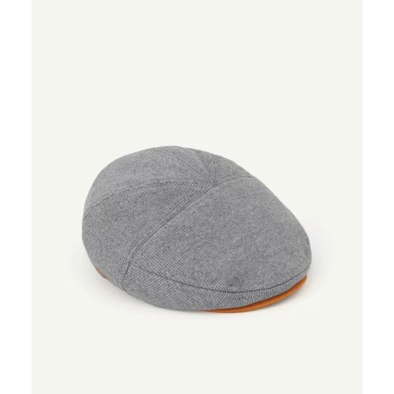 Casquette gavroche gris et camel bébé garçon –  – Soldes