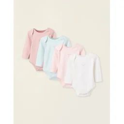 Pack 4 Bodies De Coton Multicolore