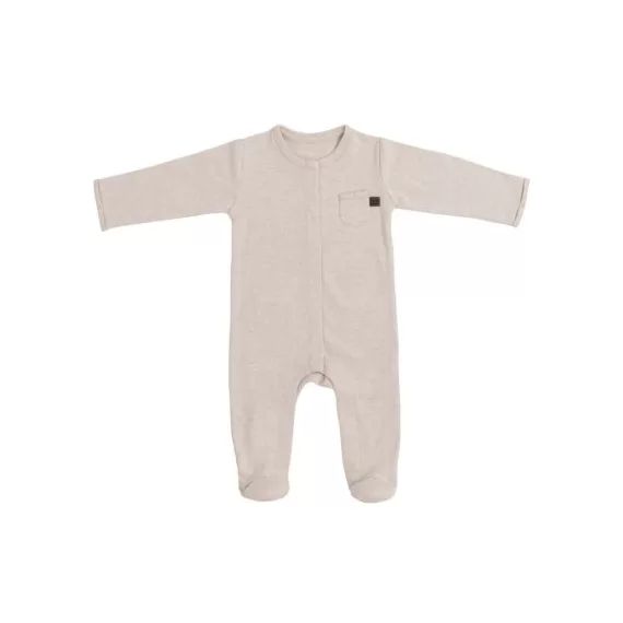 Pyjama en coton bio Melange warm linen (1 mois)