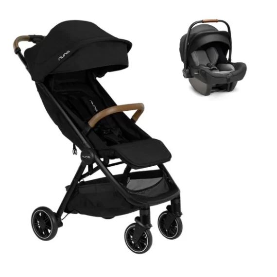 Poussette Nuna Trvl + Coque Auto Pipa Next – Caviar