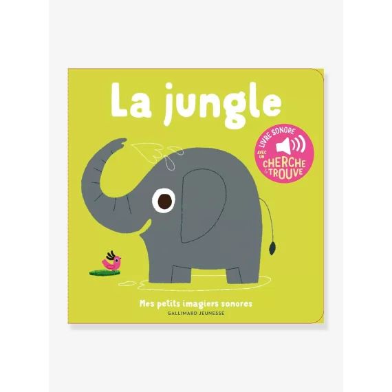Livre sonore La jungle GALLIMARD JEUNESSE jaune