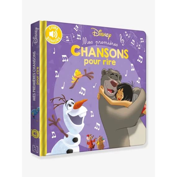 Disney – Livre Sonore Mes Premières Chansons pour Rire – HACHETTE JEUNESSE blanc