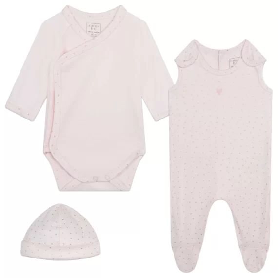 Pyjama, body et bonnet Fille Rose