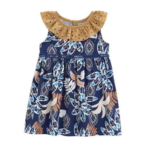 Robe Bébé Fille Hanoi Bleu