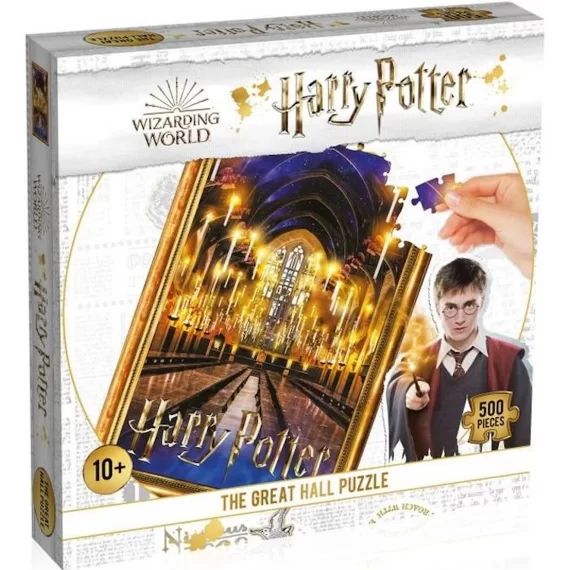 HARRY POTTER Puzzle La Grande Salle 500 pièces jaune