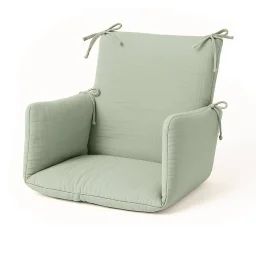 Coussin De Chaise Haute En Coton Bio Vert