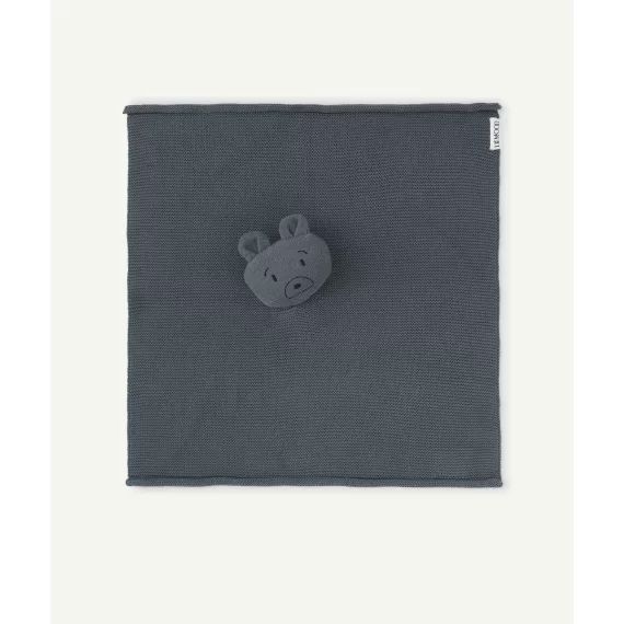 Doudou milo monsieur ours bleu –  – Soldes