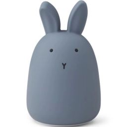 Veilleuse Winston Rabbit stormy blue (14 cm)