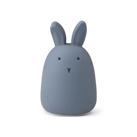 Veilleuse Winston Rabbit stormy blue (14 cm)