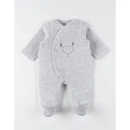 Pyjama Dos-bien En Velours Gris