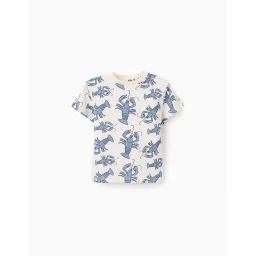 T-shirt Avec Motif Bleu