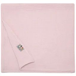 Lange En Gaze De Coton Jeanne Vieux Rose