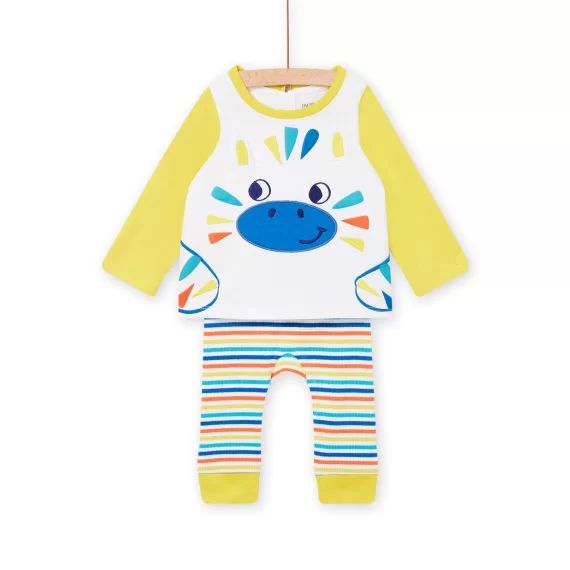 Pyjama À Motif Zèbre Bébé Garçon – Blanc