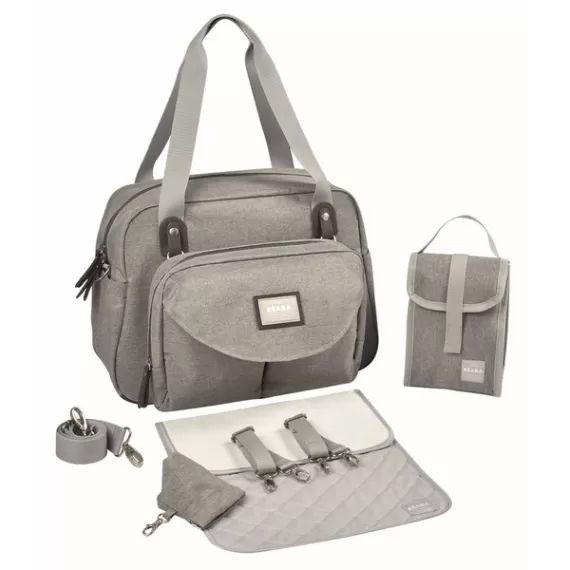 Sac à Langer Béaba Genève II – Gris Chiné