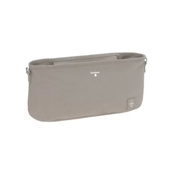 Organiseur de poussette Green Label Buggy en coton bio taupe