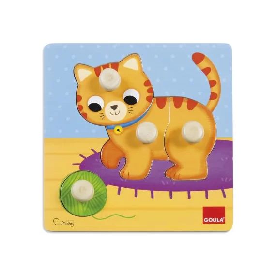 Puzzle à encastrement Chat (4 pièces)