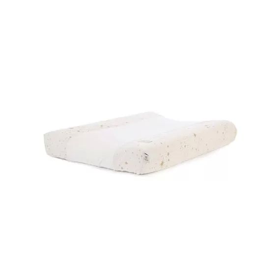 Housse de matelas à langer Calma coton bio Gold stella Natural (50 x 70 cm)