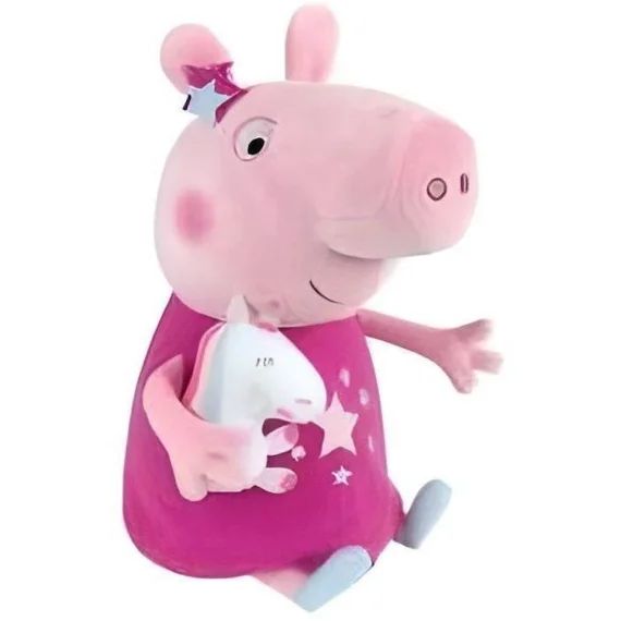PEPPA PIG Peluche Avec Mascotte Pour Enfants – 30 cm rose