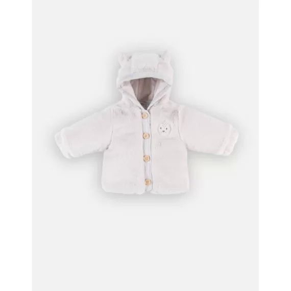Veste à capuche en Groloudoux® gris