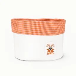 Panier En Coton Bio Blanc