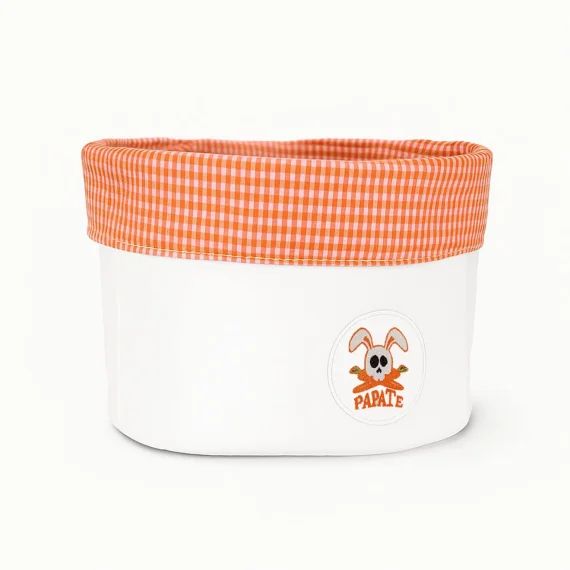 Panier En Coton Bio Blanc