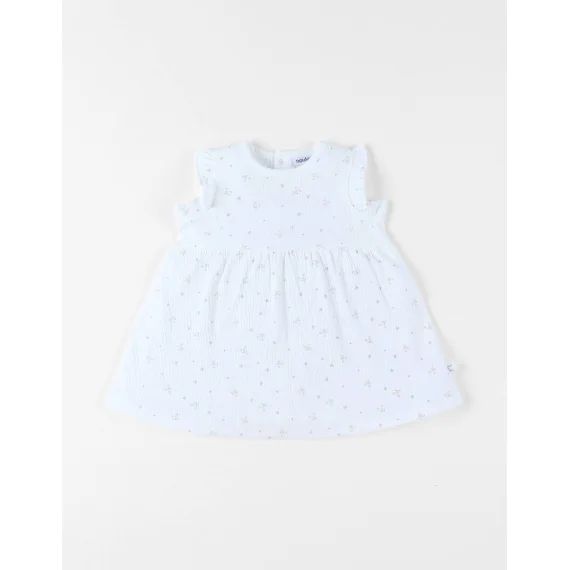 Robe Jersey Froissé Beige
