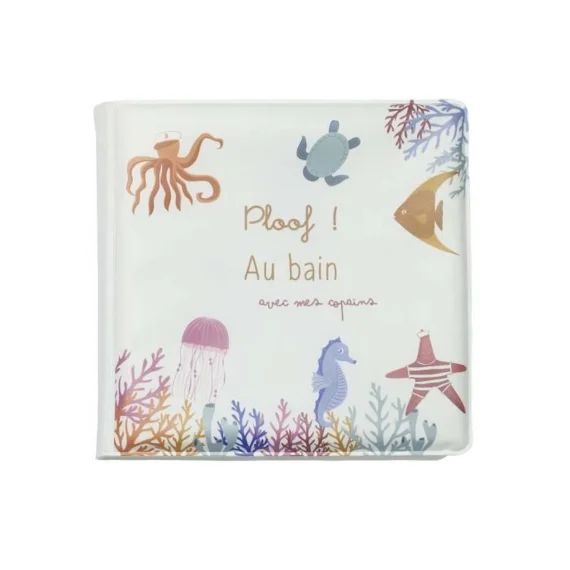 Livre de bain pour bébé – TROIS KILOS SEPT – Changement de couleur – PU – 6 mois – Mixte blanc