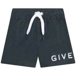 Short de bain séchage rapide Garçon Noir