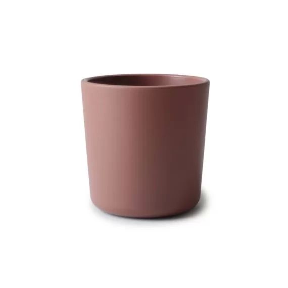 Lot De 2 Verres 200 Ml Woodchuck – Tasse D&rsquo;apprentissage Enfant – Mushie Marron