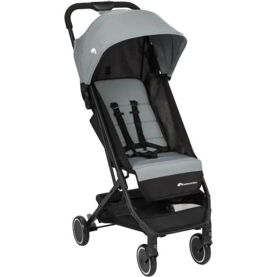 BEBECONFORT SOKO Poussette canne ultra compacte, légère, dès la naissance, jusqu&rsquo;à 15 kg (3-4 ans environ), Shadow Block gris