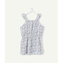 Robe blanche imprimé fleuri bébé fille –  – Soldes
