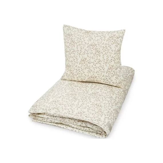 Parure de lit en coton bio Lierre (100 x 140 cm)