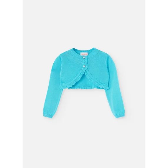 Boléro Tricoté Bleu
