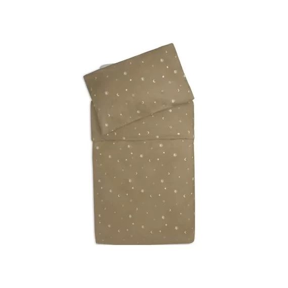 Housse de couette + taie d&rsquo;oreiller Stargaze Biscuit (100 x 140 cm)